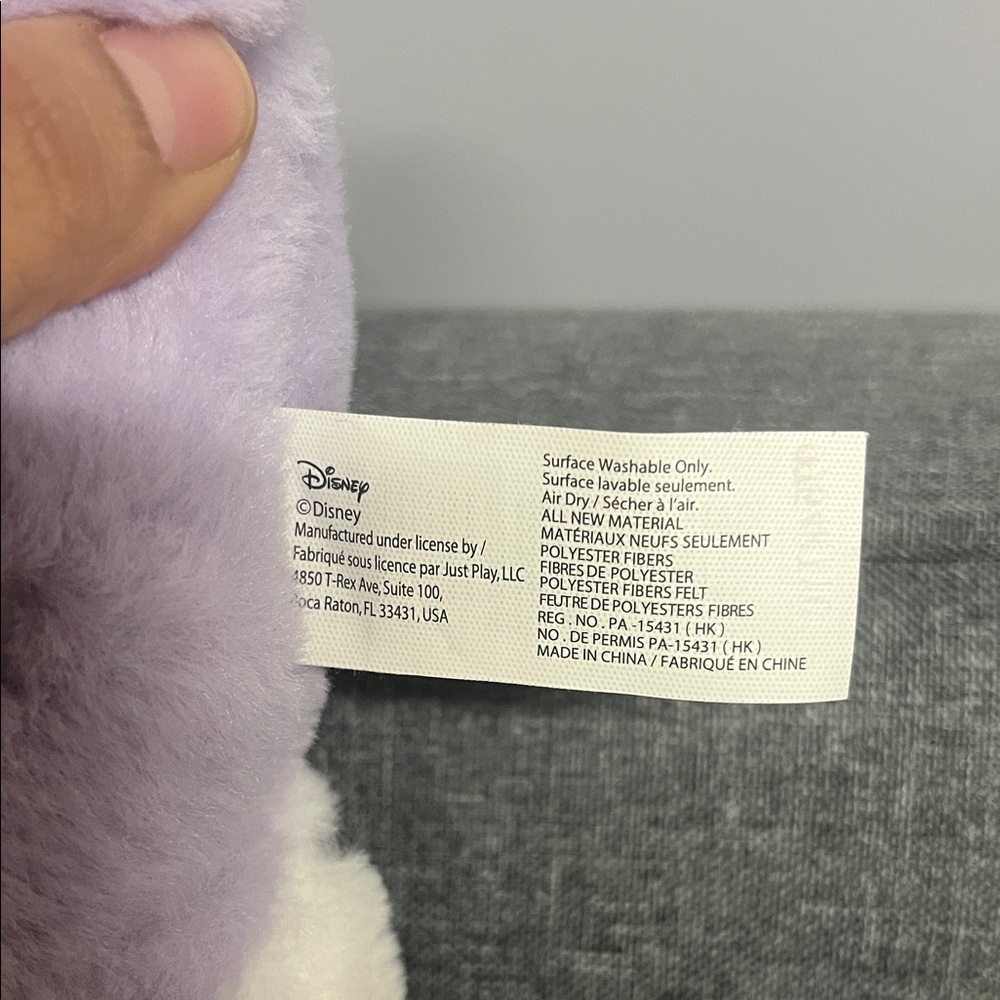 Disney Junior Minnie Mouse Creampuff Pet Purple Dog Interactive Plush Toy - Picture 5 of 5